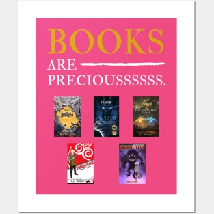 Books Are Precious: Featuring 4 of RJ's Books Posters and Art